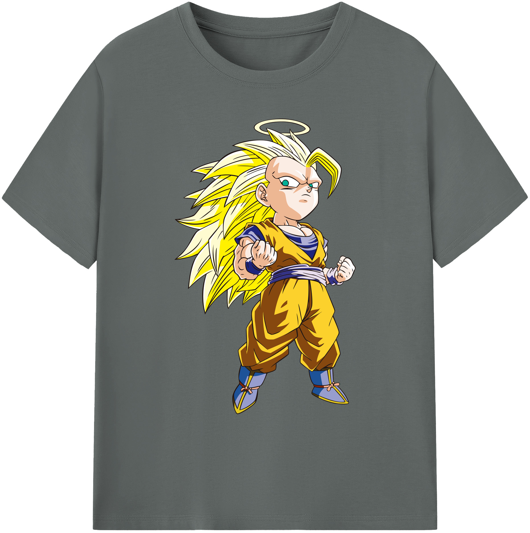 （画像用） ドラゴンボール 孫悟空（そん ごくう）Son Goku カカロット DRAGON BALL Kakarotto 綿100％ メンズ半袖Tシャツ｜肌触りやわらか＆通気性